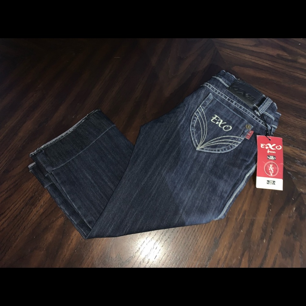 EXO Denim Women's Blue Jean Capris Size 27 NWT